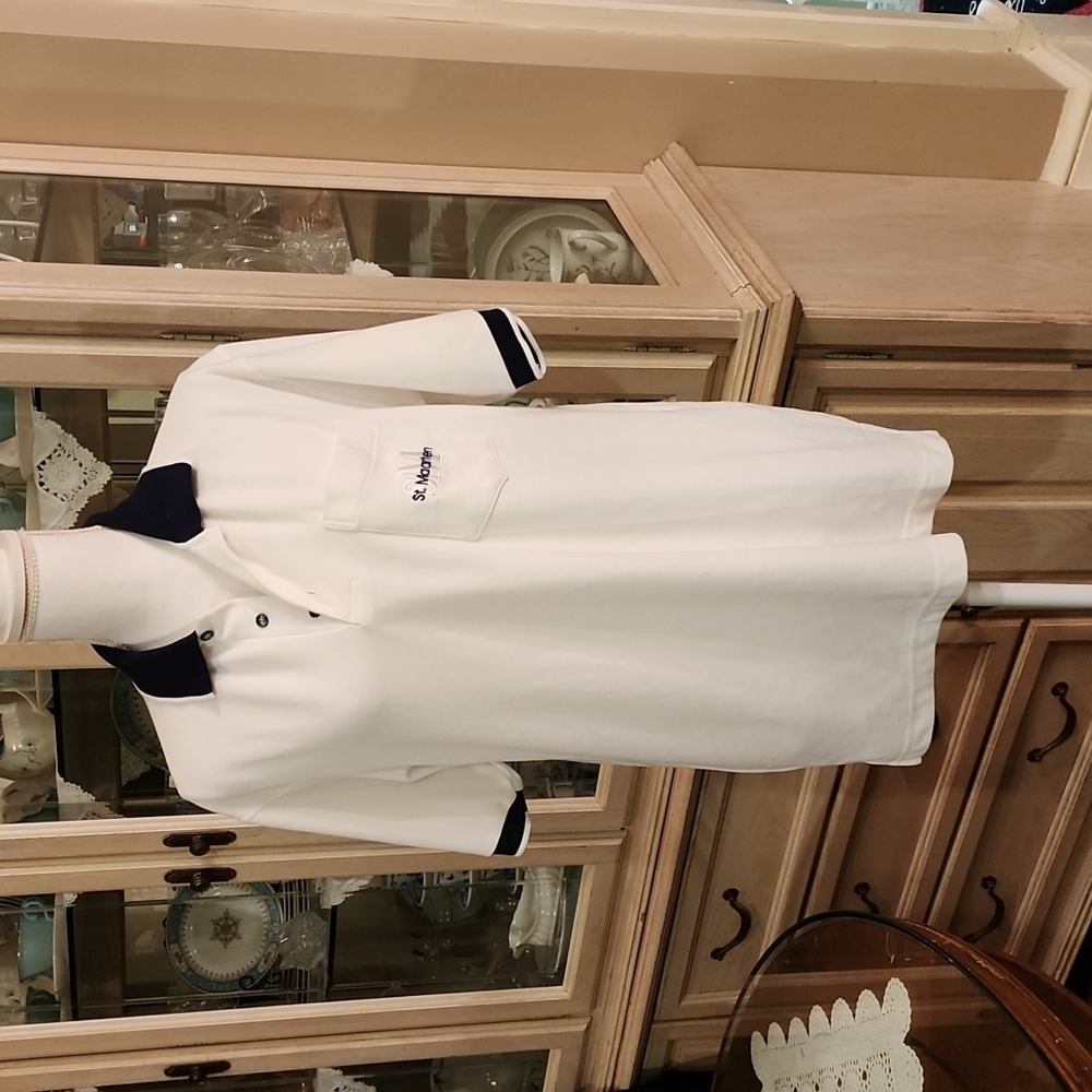 100% Cotton Vtg. St Maarten Polo Coco Collection Medium
